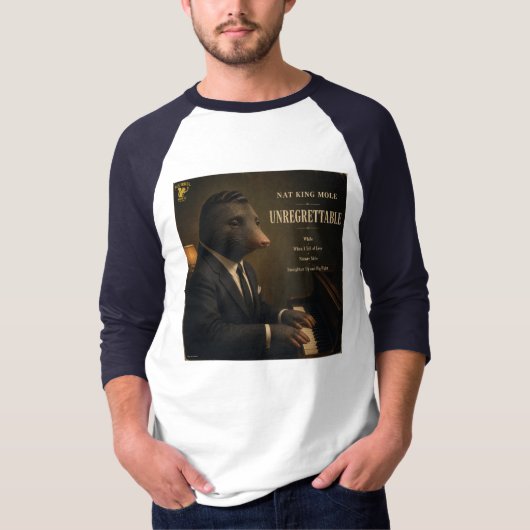 ナット・キング・モグラ・アルバム: パロディ Tシャツ (正面)