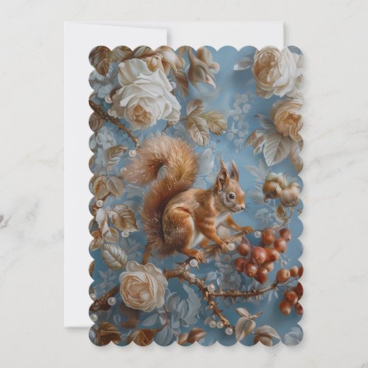 ナット – フラット招待状サイズ： 12.7 cm x 17.8 cm セーブザデート (正面)