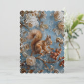 ナット – フラット招待状サイズ： 12.7 cm x 17.8 cm セーブザデート (スタンド正面)