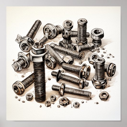 ナット・ボルト・ポスター ポスター (正面)