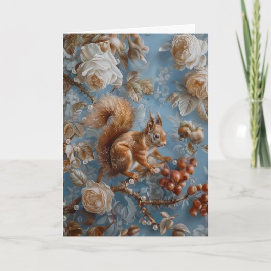 ナット – 折り畳みグリーティングカード カード (正面)