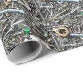 ナット、爪、 ネイル、ボルト、ドロワーのハードウェア ラッピングペーパー (ロールコーナー)