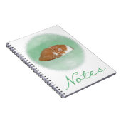 ナッピングオレンジ子猫 ノートブック (右側)