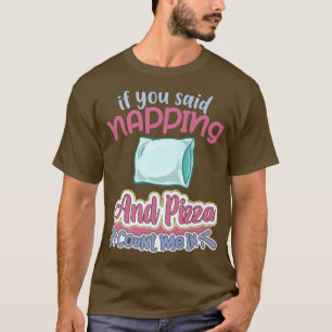 ナッピングスリープドリーム眠る昼寝ベッドカウチプレミウ Tシャツ