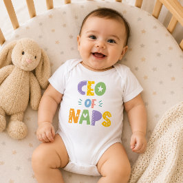 ナップスのCEO かわいいモダンなベビーシャワーの贈り物 ベビーボディスーツ