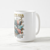 ナップタイム忍者Tシャツ コーヒーマグカップ (正面右)