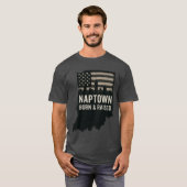 ナップタウン生まれ育ちTシャツ Tシャツ (正面フル)