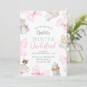 ナツクラッカーオネダーランドガールファースト誕生日 招待状 (スタンド正面)