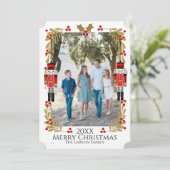 ナツクラッカークリスマスフォトカード 案内状 (スタンド正面)