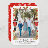 ナツクラッカークリスマスフォトカード 案内状 (正面/裏面)