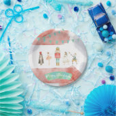 ナツクラッカークリスマスプレート ペーパープレート (パーティー)