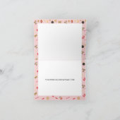 ナツクラッカーシュガープラムフェアリーサンキューカード 招待状 (内部)