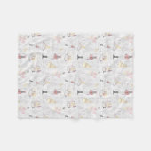 ナツクラッカースイートバレリナフェアリー兵士 フリースブランケット (正面(横))