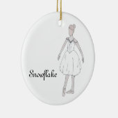 ナツクラッカースノーフレークキープサクオーナメント セラミックオーナメント (右)