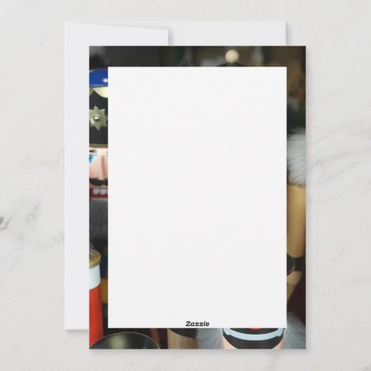 ナツクラッカーズクリスマスホリデークリスマスデザイン シーズンカード (裏面)