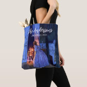 ナツクラッカーノスタルジックパーソナライズされたヴィンテージホリデー トートバッグ (クローズアップ)