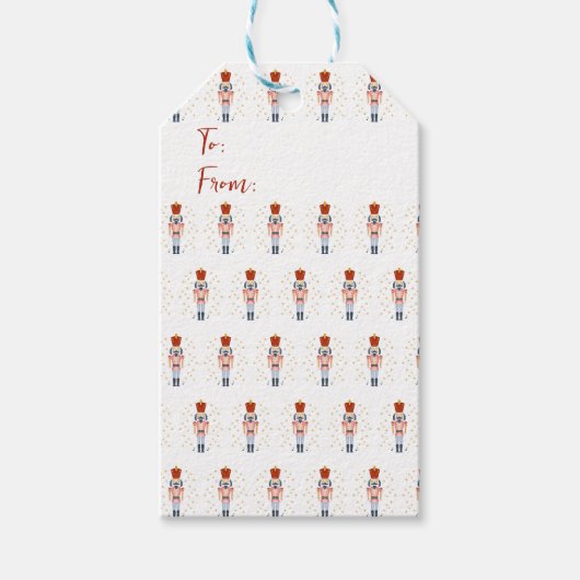 ナツクラッカーバレエミュージックフェスティバルホリデー ギフトタグ (正面)