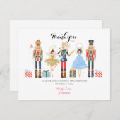 ナツクラッカーバレエ水彩サンキューカード サンキューカード (正面/裏面)