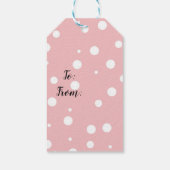 ナツクラッカーバレリーナイラストレーションデザインクラシック ギフトタグ (裏面)