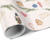 ナツクラッカーピンク ラッピングペーパー (ロールコーナー)