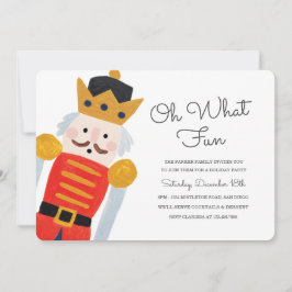 ナツクラッカーホリデーパーティー招待状 招待状