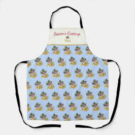 ナツクラッカーホルンブルーフランスのエプロンへのコード エプロン