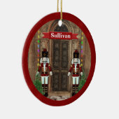 ナツクラッカー初めてのクリスマスホームカスタムオーナメント セラミックオーナメント (右)