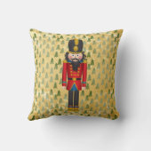 ナツクラッカー玩具兵士クリスマスクリスマス クッション (裏面)