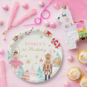 ナツクラッカー誕生日ランドオブスイートバースデーパーティー ペーパープレート (パーティー)