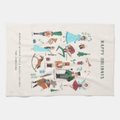 ナツクラッカー |クリスマス・ホリデー |キッチンタオル キッチンタオル (横)