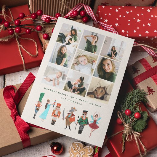 ナツクラッカー |クリスマス・ホリデー |フォトカード シーズンカード