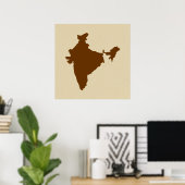 ナツメグスパイスモーズインド ポスター (ホームオフィス)