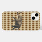 ナツメグスパイスモーズドットとゾウ Case-Mate iPhoneケース (裏面 (横))