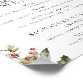 ナツメグノールクリスマスザバードリンクのメニュー ポスター (角)