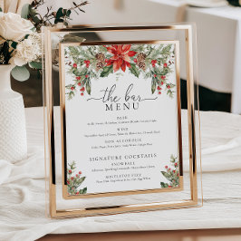 ナツメグノールクリスマスザバードリンクのメニュー ポスター