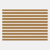 ナツメグ中性ストライプ ラッピングペーパーシート (正面3)