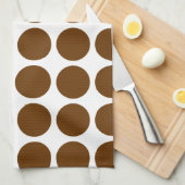 ナツメグ中性ドット キッチンタオル (四つ折り)