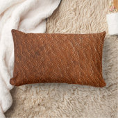 ナツメグ革 ランバークッション (ブランケット)