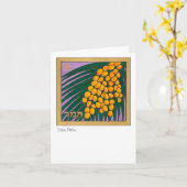 ナツメヤシ、イスラエル共和国の7つの種の1 カード (黄色い花)