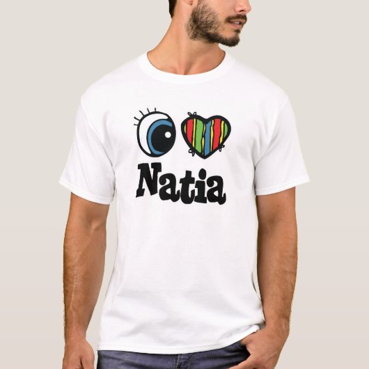 ナティアを愛してやまない Tシャツ (正面)