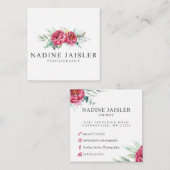 ナディンJの名刺 スクエア名刺 (正面/裏面)