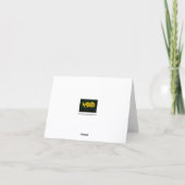 ナデシコの三つ組のグリーティングカード カード (裏面)