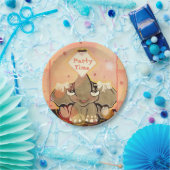 ナトシャザエレファントスペラーパーティープレート ペーパープレート (パーティー)