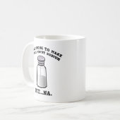 ナトリウムについてのジョーク コーヒーマグカップ (正面左)