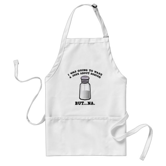 ナトリウムについてのジョーク スタンダードエプロン (正面)