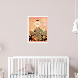 ナトーシャ、象のスペラー ウォールサイン ポスター