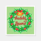 ナドリグローエンウェルシュメリークリスマスカクテル スタンダードカクテルナプキン (正面)