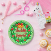 ナドリッグ・ローエン・ウェルシュ・メリー・クリスマス7" ペーパープレート (パーティー)