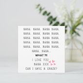 ナナおばあちゃんの母の日を愛するハート シーズンカード (スタンド正面)