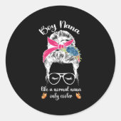 ナナおばあちゃんの通常のナナのように ラウンドシール (正面)